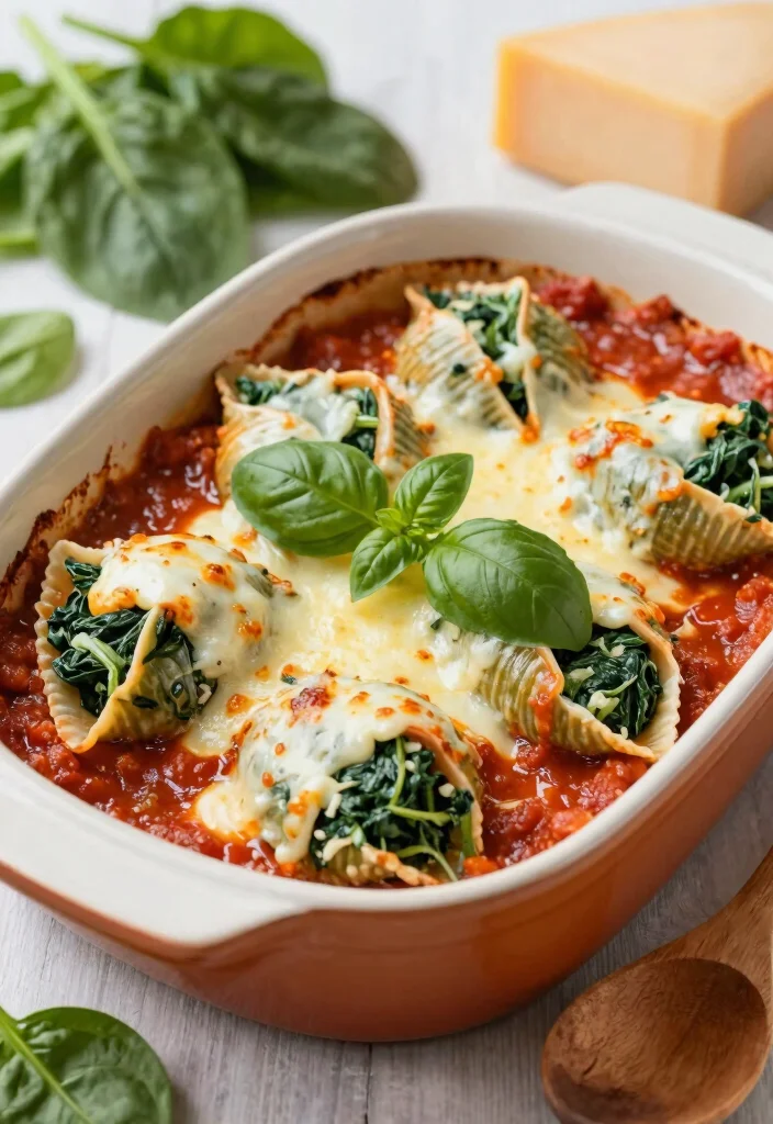 18 Freezer-Friendly Vegetarian Meals Everyone Will Love - 2. Spinach and Ricotta Stuffed Shells 1