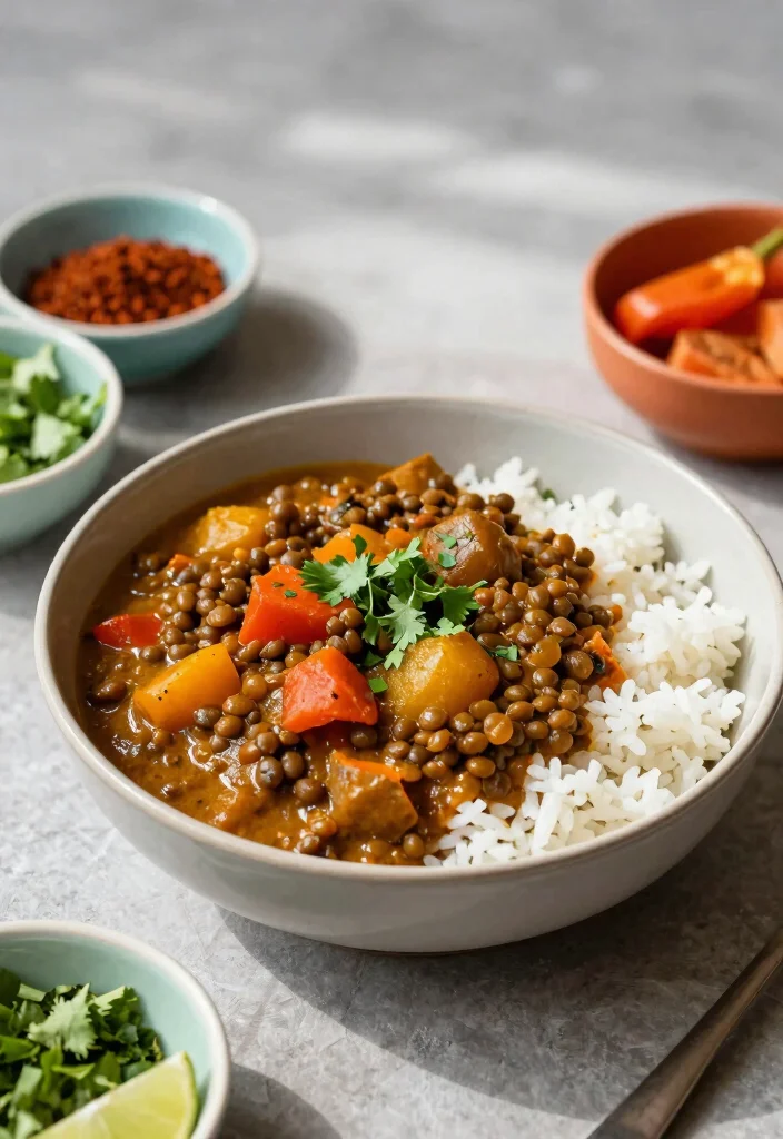 18 Freezer-Friendly Vegetarian Meals Everyone Will Love - 4. Lentil Vegetable Curry 1