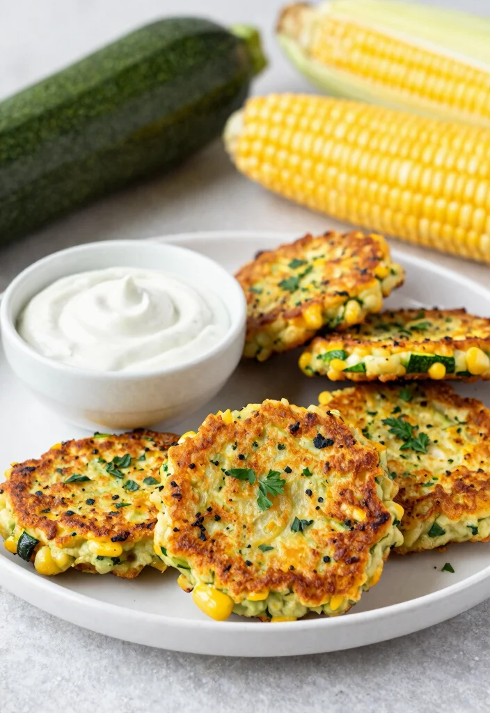 18 Freezer-Friendly Vegetarian Meals Everyone Will Love - 5. Zucchini and Corn Fritters 1