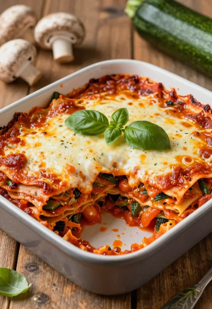 18 Freezer-Friendly Vegetarian Meals Everyone Will Love - 7. Vegetable Lasagna 1