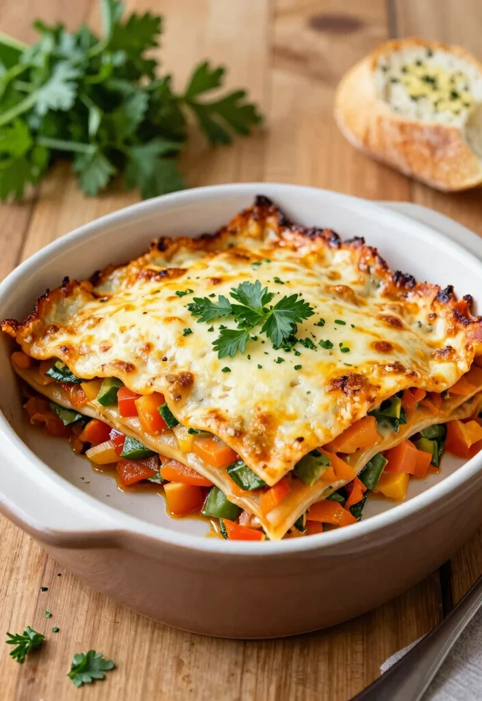 18 Freezer Meals for a Crowd: Perfect Party Food - 8. Vegetable Lasagna 1