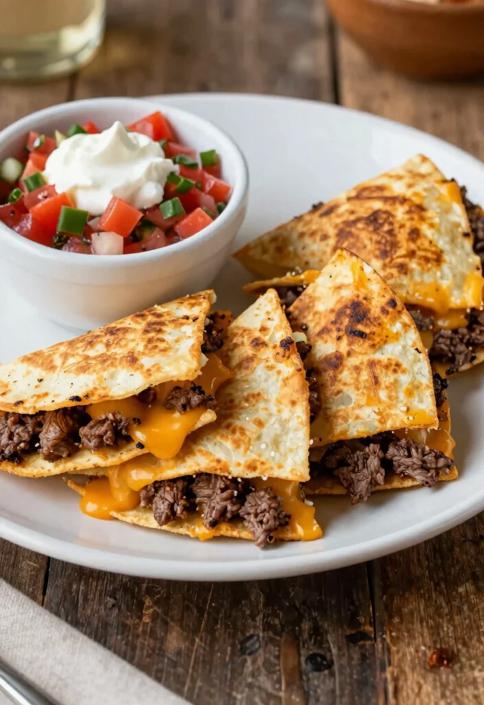 18 Ground Beef Crockpot Freezer Meals on a Budget - 13. Beef Quesadillas 1