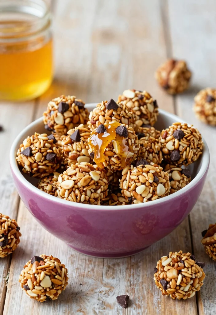 18 High-Protein Raw Vegan Recipes (No Cooking Required) - 8. No-Bake Granola Bites 1
