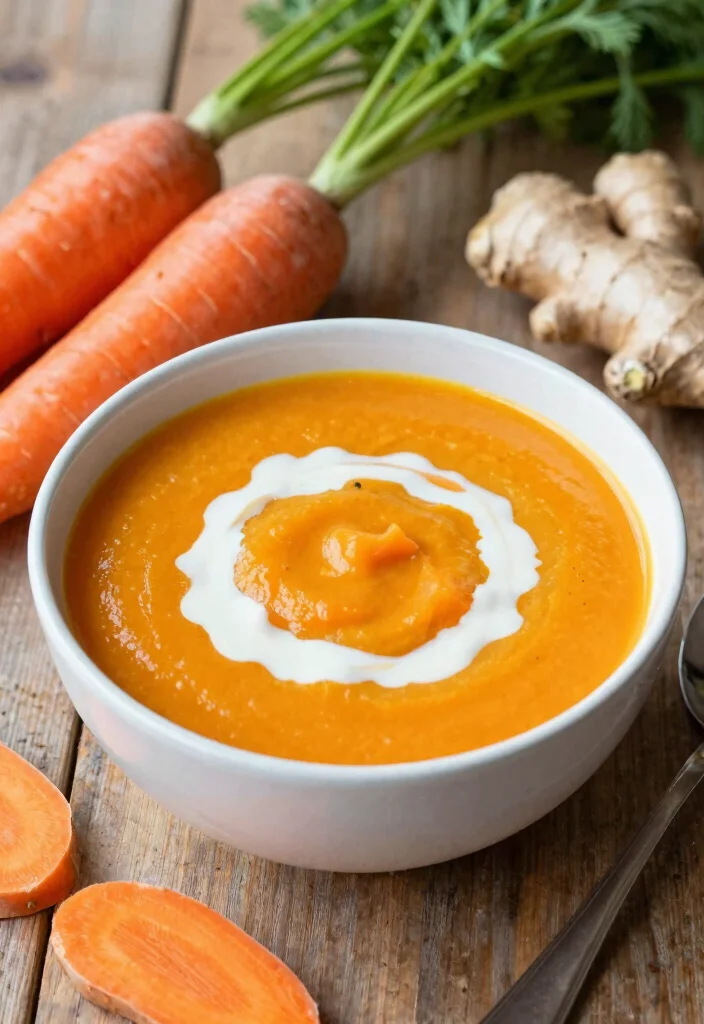 18 High-Protein Vegan Soups You Won't Believe Are Plant-Based - 10. Carrot Ginger Soup 1