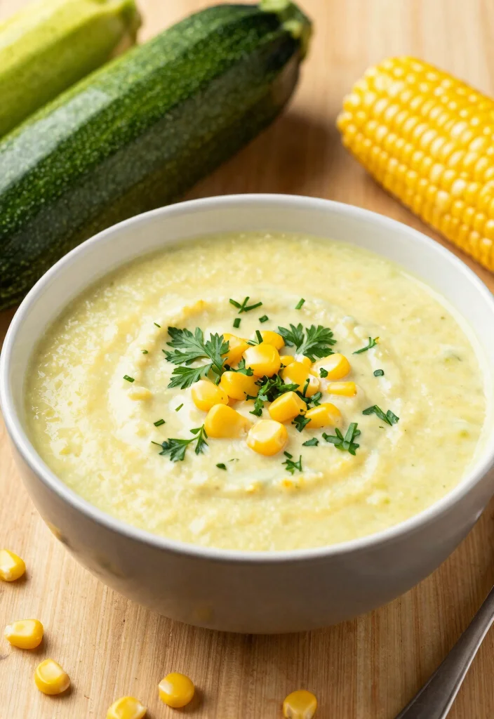 18 High-Protein Vegan Soups You Won't Believe Are Plant-Based - 11. Zucchini and Corn Chowder 1
