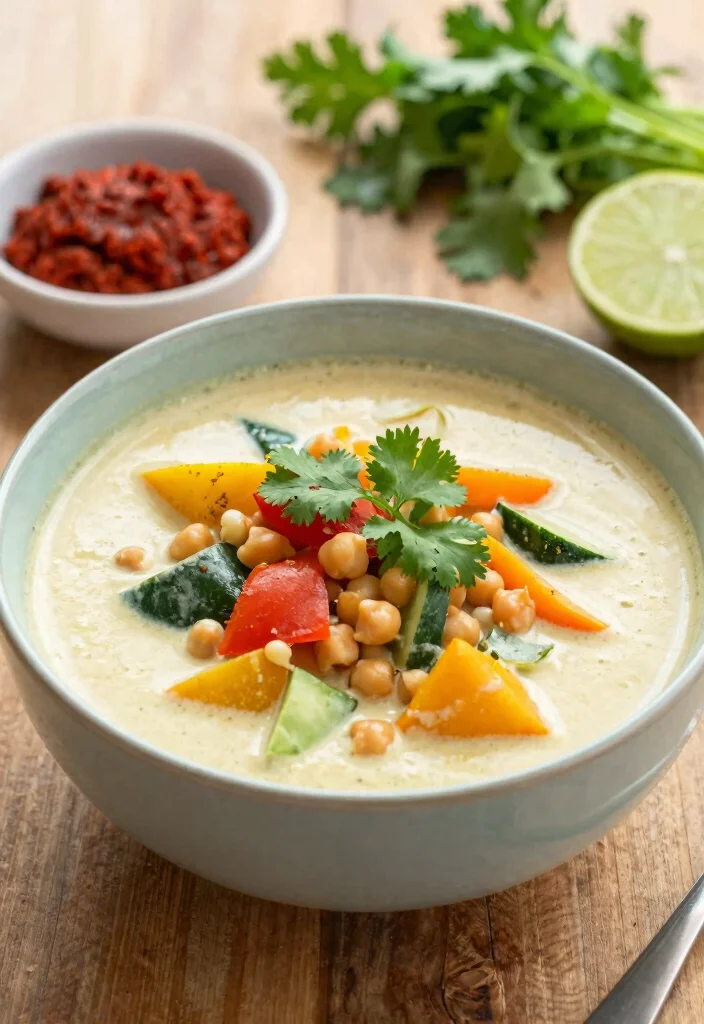 18 High-Protein Vegan Soups You Won't Believe Are Plant-Based - 4. Thai Coconut Curry Soup 1