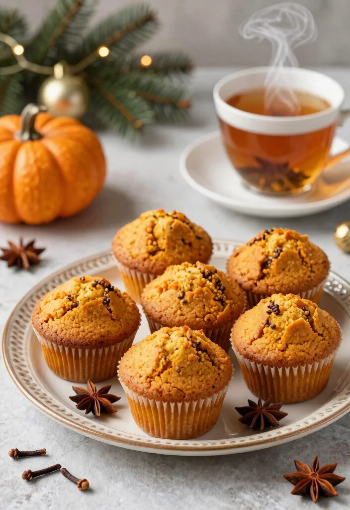 19 Vegan Pumpkin Muffins: Soft, Spiced and Easy - 10. Gingerbread Pumpkin Muffins 1