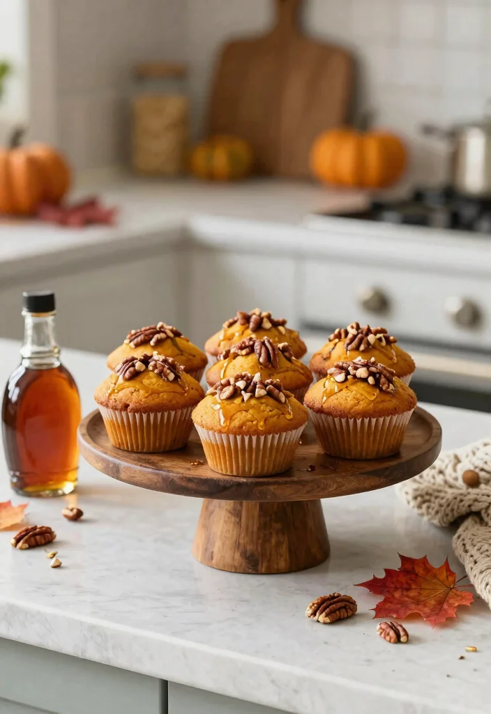19 Vegan Pumpkin Muffins: Soft, Spiced and Easy - 3. Maple Pecan Pumpkin Muffins 1