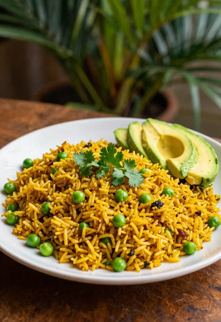 20 Authentic Vegan Puerto Rican Recipes Full of Flavor - 5. Vegan Arroz con Gandules 1