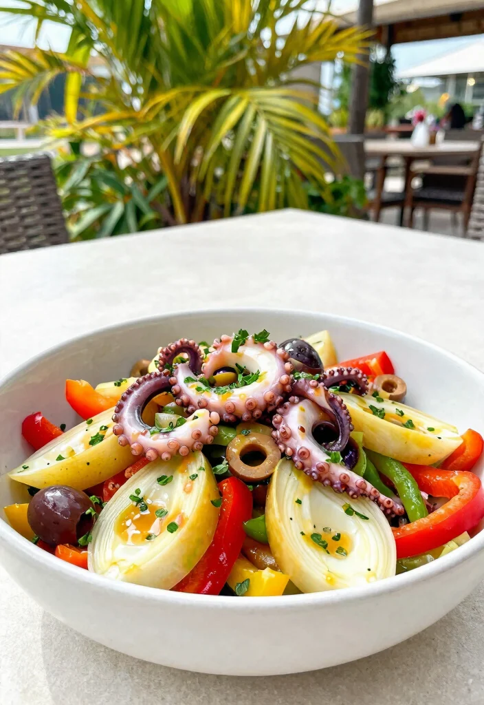 20 Authentic Vegan Puerto Rican Recipes Full of Flavor - 7. Vegan Ensalada de Pulpo (Octopus Salad) 1