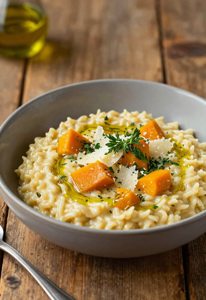 20 Crockpot Freezer Dump Meals That Cook Themselves - 16. Butternut Squash and Sage Risotto 1