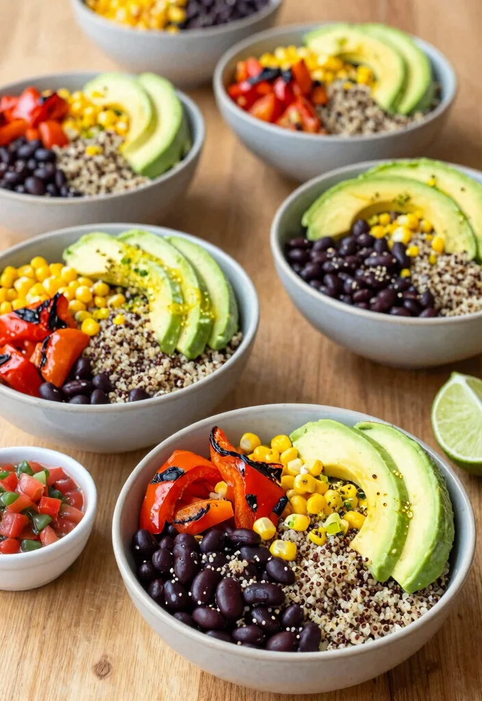 20 Easy Vegan Meal Prep Recipes to Save Time and Money - 1. Quinoa & Black Bean Bowls 1