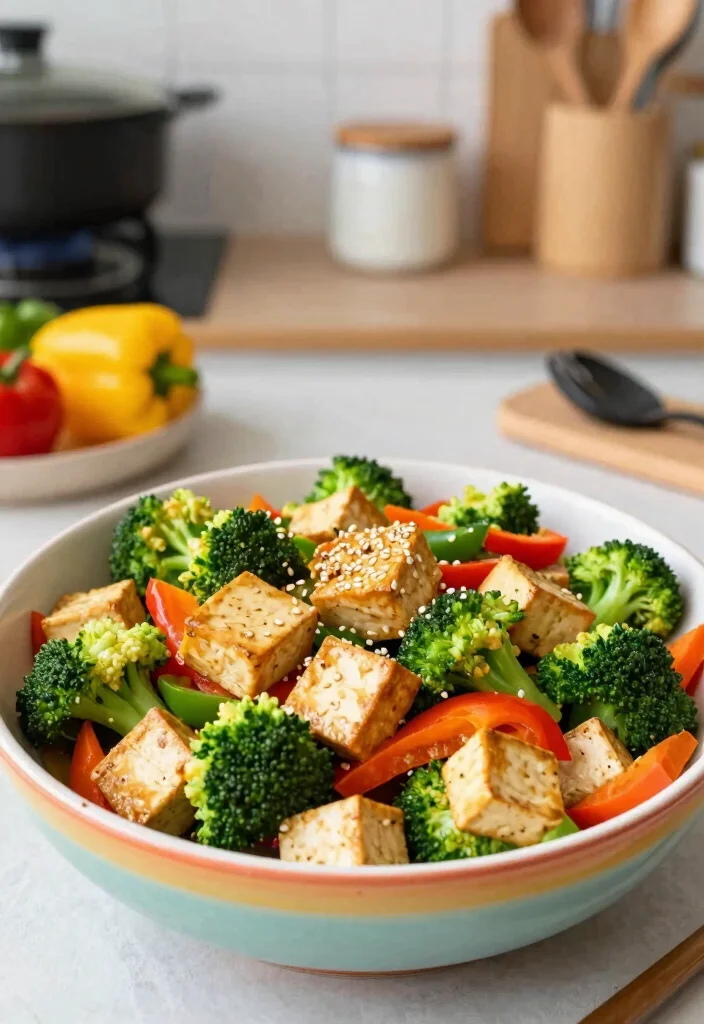 20 Easy Vegan Meal Prep Recipes to Save Time and Money - 4. Vegetable Stir-Fry with Tofu 1