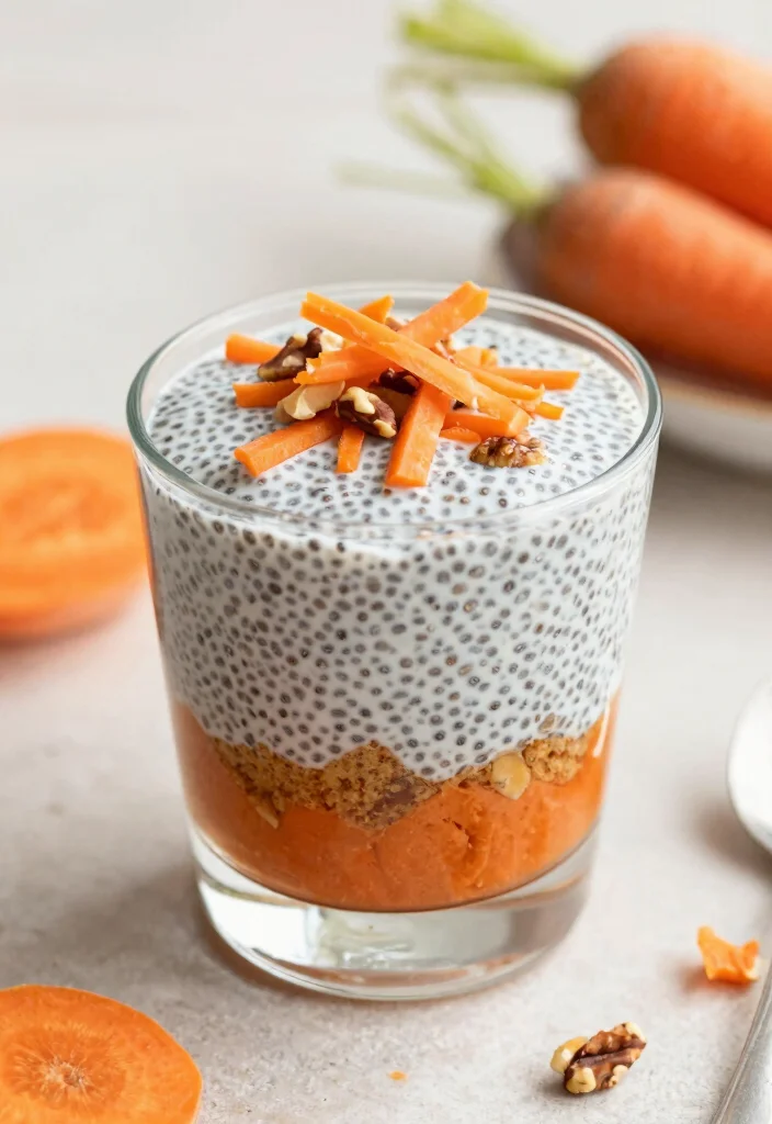 20 Gluten-Free Vegan Breakfast Recipes to Start Right - 14. Carrot Cake Chia Pudding 1