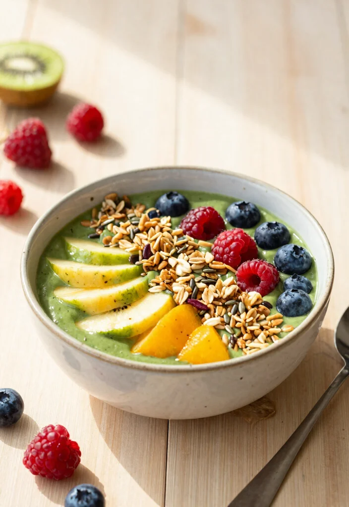 20 Gluten-Free Vegan Breakfast Recipes to Start Right - 15. Breakfast Smoothie Bowl 1