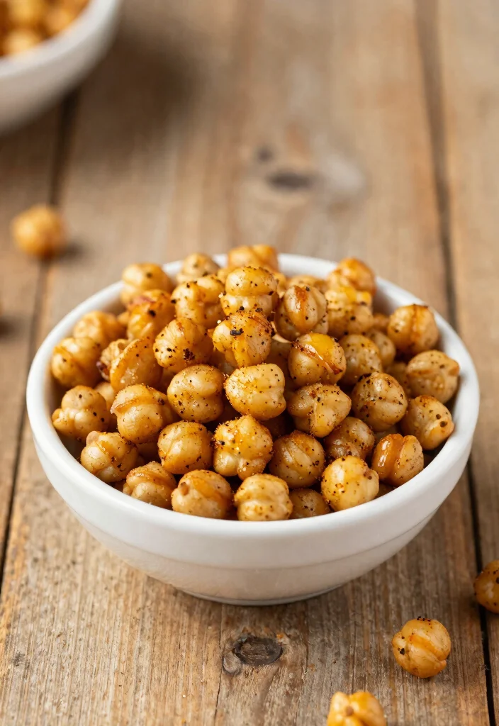 20 Healthy High-Protein Vegan Recipes for Strong Bodies - 12. Spicy Roasted Chickpeas 1