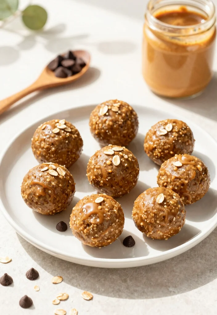 20 Healthy High-Protein Vegan Recipes for Strong Bodies - 5. Peanut Butter Protein Balls 1
