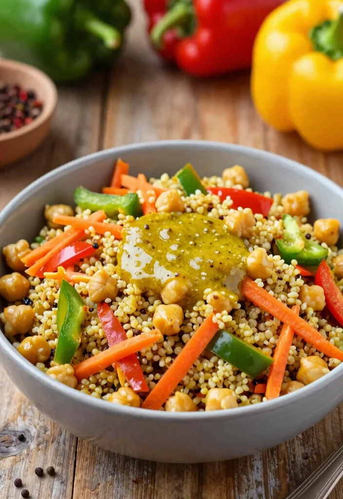 20 High-Protein Vegan Salads for a Filling Meal - 12. Curried Quinoa Salad 1