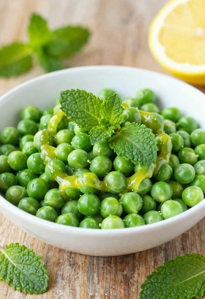 20 High-Protein Vegan Salads for a Filling Meal - 7. Green Pea & Mint Salad 1