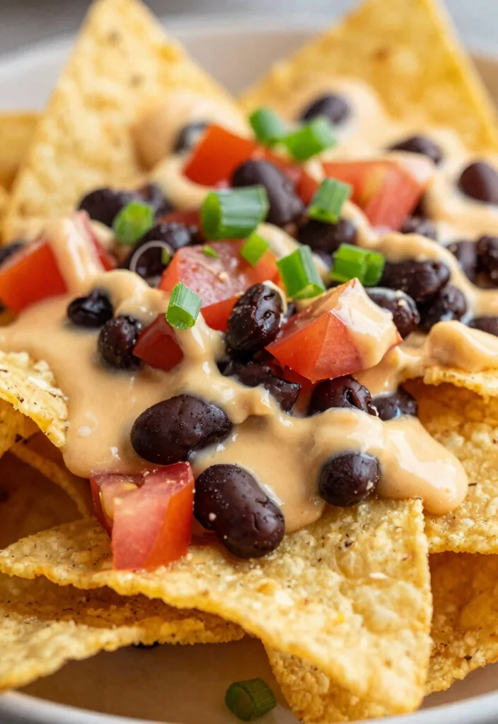 20 Loaded Vegan Nachos Recipes with Plant-Based Cheese - 1. Classic Vegan Nachos with Cheesy Cashew Sauce 1