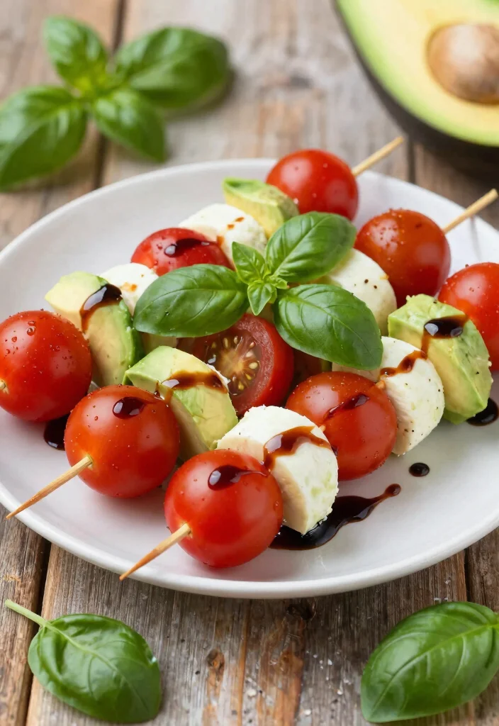 20 Raw Vegan Recipes You Can Make in 20 Minutes - 12. Raw Vegan Caprese Skewers 1
