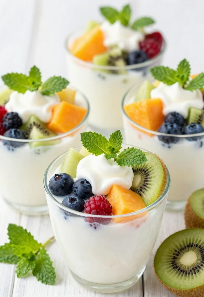 20 Raw Vegan Recipes You Can Make in 20 Minutes - 15. Coconut Cream Fruit Cups 1