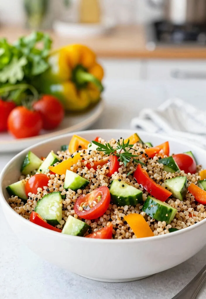 20 Vegan Crockpot Recipes That Practically Cook Themselves - 13. Vegan Quinoa Salad 1