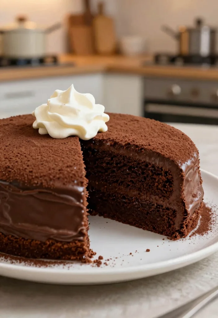 20 Vegan Crockpot Recipes That Practically Cook Themselves - 15. Vegan Chocolate Cake 1