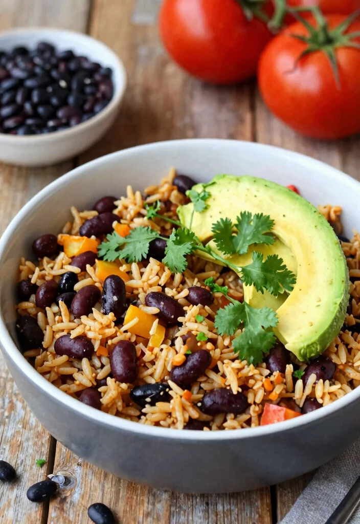 20 Vegan Crockpot Recipes That Practically Cook Themselves - 16. Vegan Bean and Rice Casserole 1