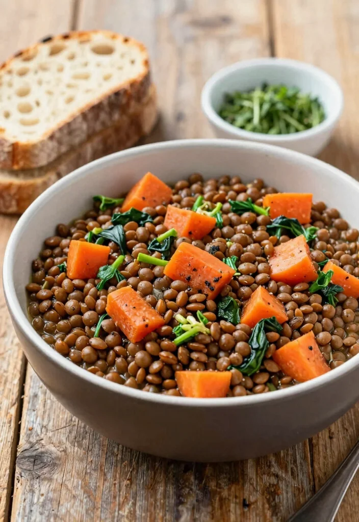 20 Vegan Crockpot Recipes That Practically Cook Themselves - 3. Lentil and Vegetable Stew 1