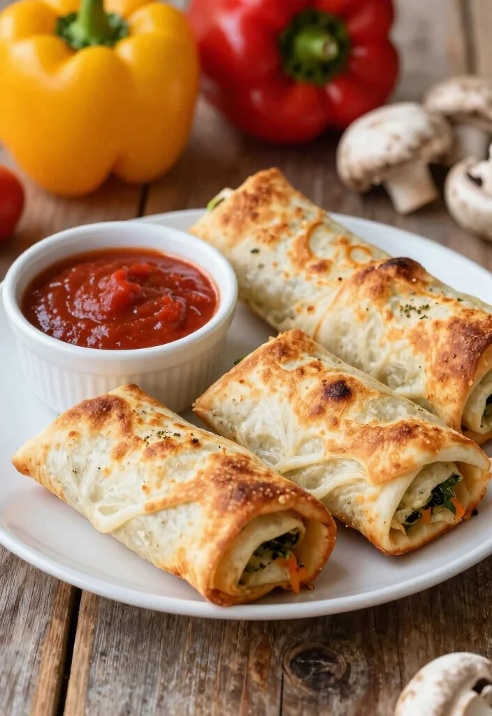 20 Vegan Freezer Meals for Easy Make-Ahead Dinners - 14. Vegan Pizza Rolls 1