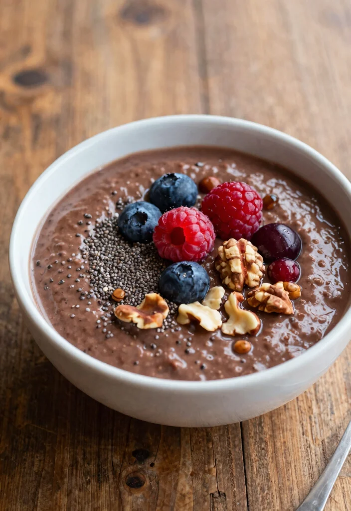 20 Vegan Freezer Meals for Easy Make-Ahead Dinners - 20. Chocolate Chia Pudding 1