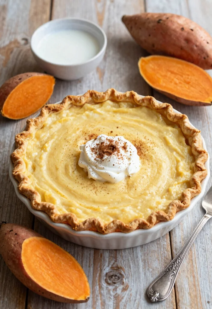 20 Vegan Sweet Potato Recipes: Easy and Nutritious Meals - 1. Creamy Sweet Potato Pie 1