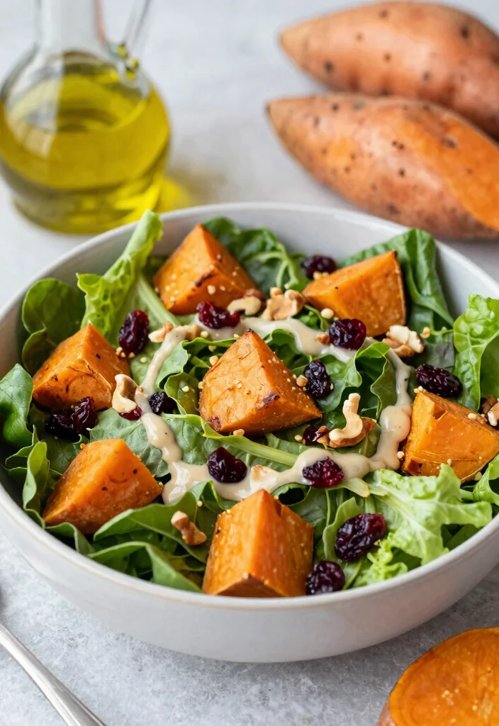 20 Vegan Sweet Potato Recipes: Easy and Nutritious Meals - 14. Sweet Potato Salad 1