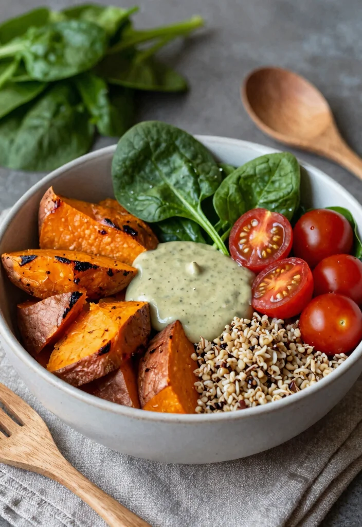 20 Vegan Sweet Potato Recipes: Easy and Nutritious Meals - 17. Sweet Potato Quinoa Bowl 1