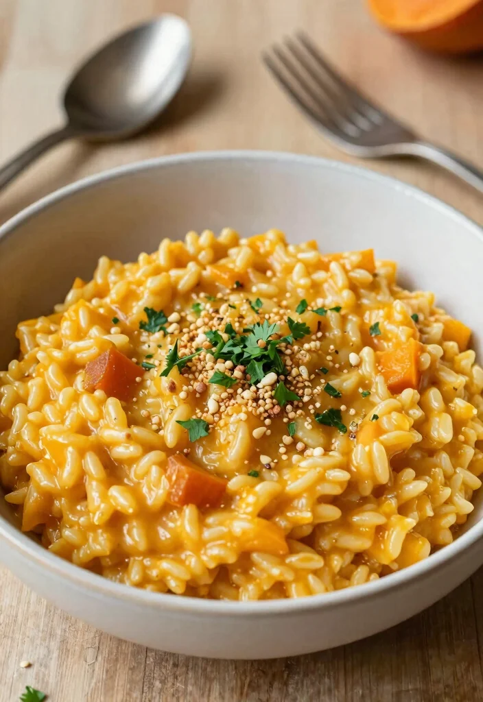 20 Vegan Sweet Potato Recipes: Easy and Nutritious Meals - 19. Sweet Potato Risotto 1