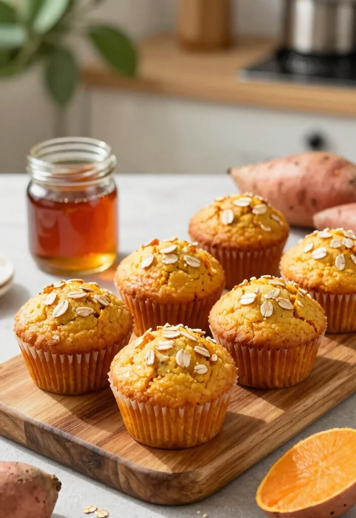 20 Vegan Sweet Potato Recipes: Easy and Nutritious Meals - 3. Sweet Potato Muffins 1