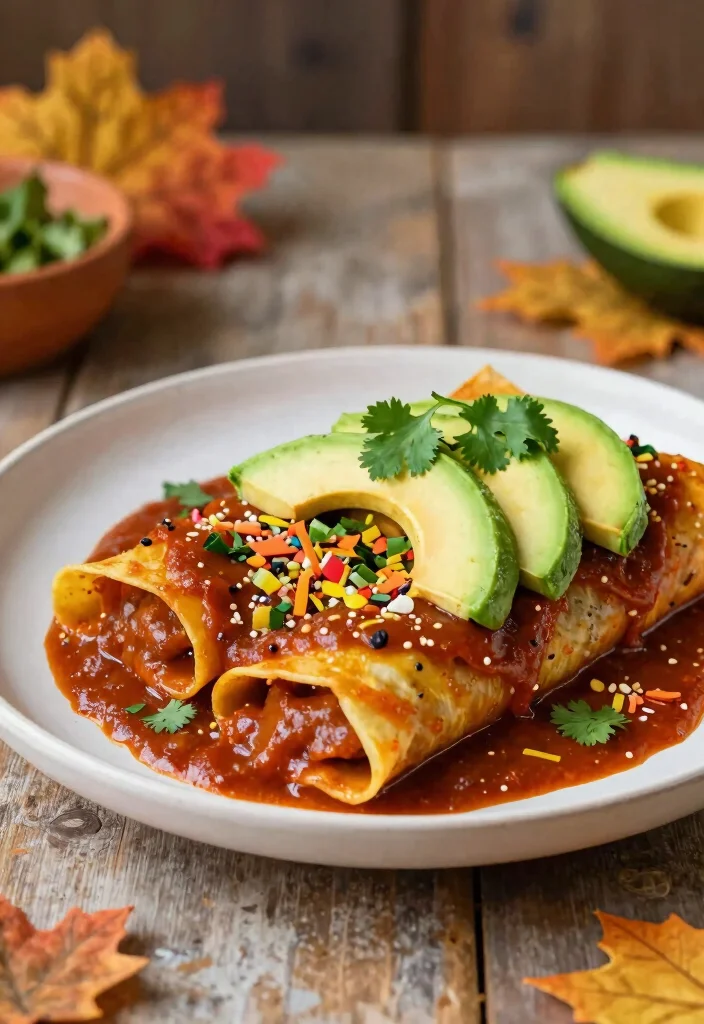 20 Vegan Thanksgiving Main Dishes That Impress Every Guest - 19. Vegan Enchiladas 1
