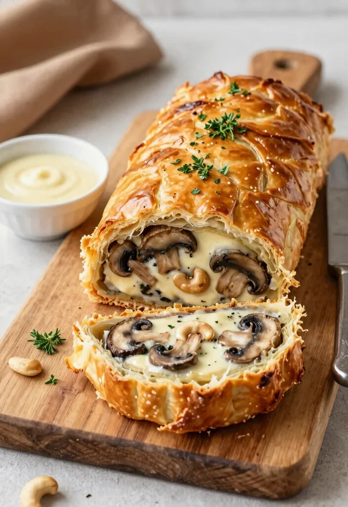 20 Vegan Thanksgiving Main Dishes That Impress Every Guest - 2. Creamy Mushroom Wellington 1
