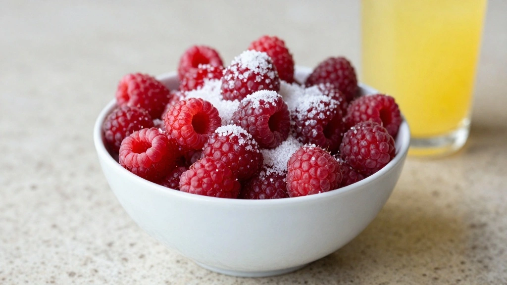 Low-Sugar Raspberry Freezer Jam Recipe (With Real Fruit!) - Step 2: Macerate the Fruit 1