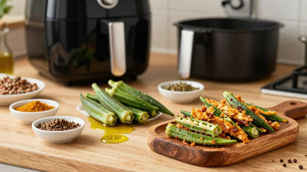 8 Crispy Air Fryer Fresh Okra Recipes No Slime Just Crunch