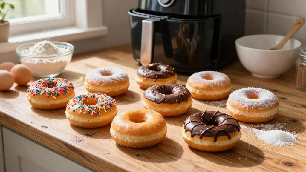 9 Fluffy Air Fryer Donut Recipes Light Golden and Better Than Store Bought
